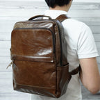 Balo Da Bò Thật RETRO chứa laptop Đa Chức Năng BPL169