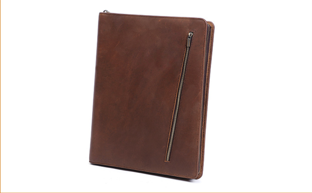 Cặp da bò thật cầm tay đa năng RETRO, đựng ipad phong cách doanh nhân CLH160