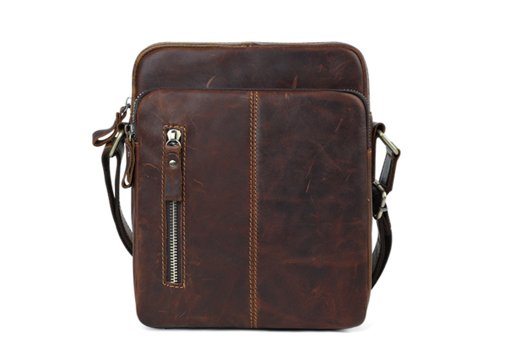 Túi đeo vai Messenger da thật Lớp Đầu Tiên, phiên bản giới hạn SBM163