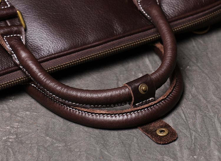 Túi RETRO nam da bò thật đeo vai & xách tay chứa Laptop Business Style SBM168