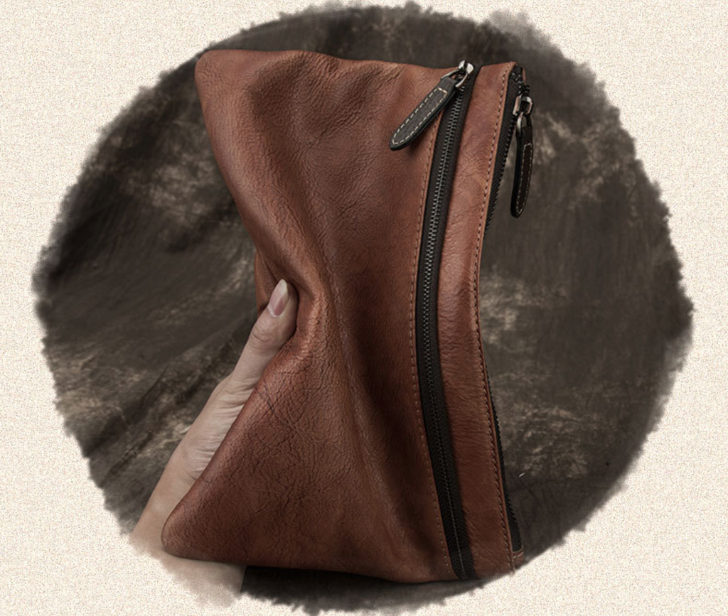 CLUTCH cầm tay da bò thật phong cách cổ điển CLH153