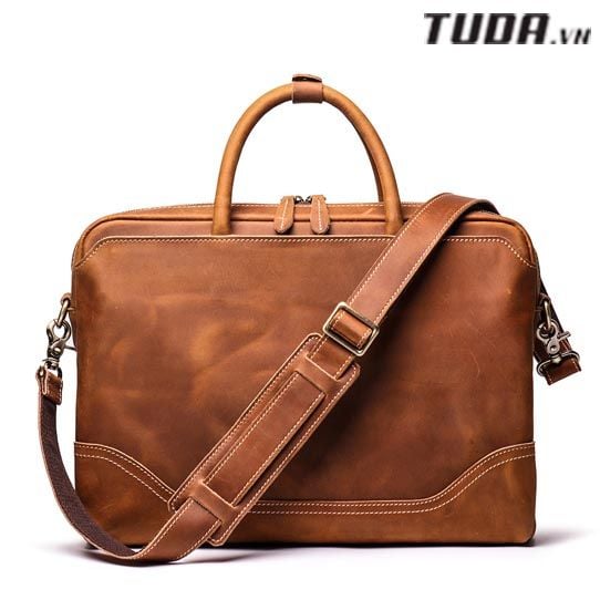 Cặp Da Bò Thật đựng laptop Business Edition SBM132