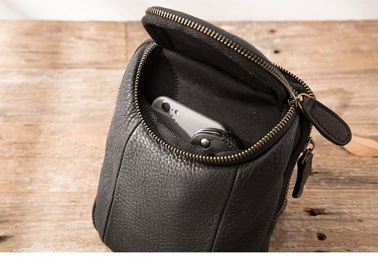 Túi da bò thật Berry & Ken RETRO - Classic edition SBM106