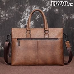 Cặp công sở Da Bò VEG Nhập Khẩu Retro chứa laptop Business Edition SBM96