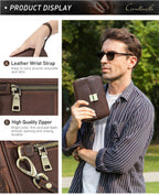 Ví Cầm Tay CLUTCH Khóa Số Da Bò Cao Cấp CONTACTS CLH371