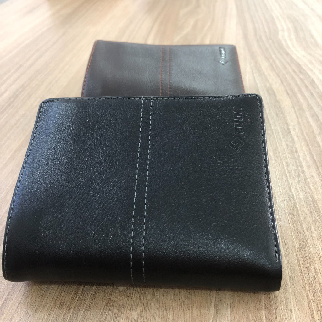 Ví Da Bò NAPPA Phối Chỉ Đứng Phong Cách Sang Trọng W331