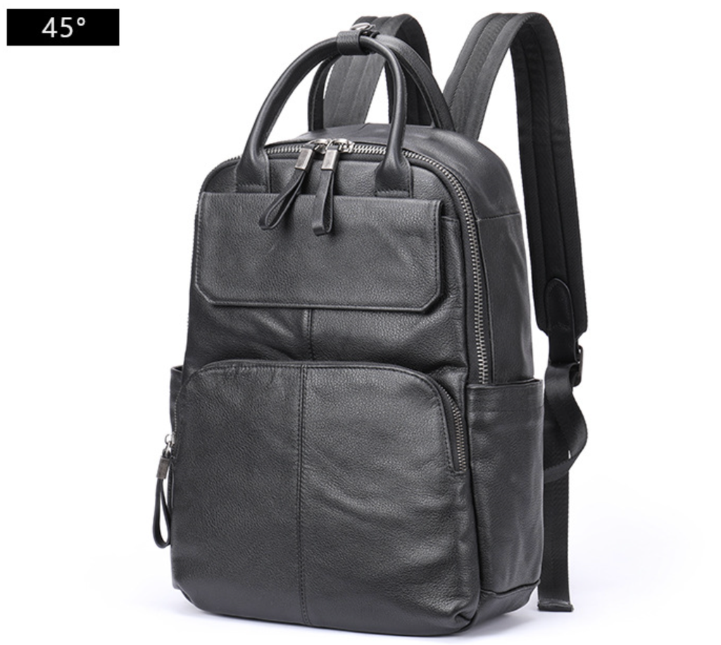 Balo Da Bò Thật VINTAGE Phong Cách Sang Trọng BPL350