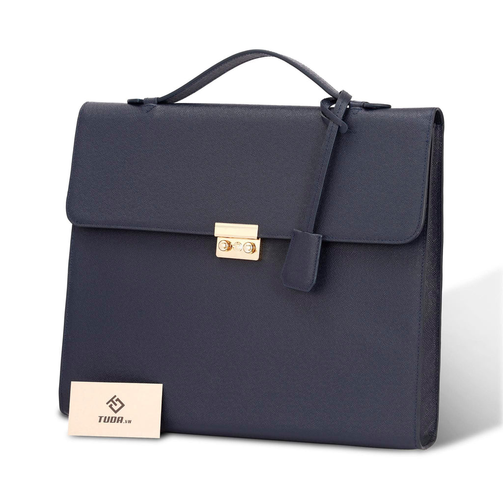 Cặp Da TAIGA HANDMADE Doanh Nhân Cao Cấp Xách Tay TUDA SBM346