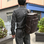 Balo Da Bò Thật RETRO Đựng Laptop & Du Lịch Đa Chức Năng BPL309