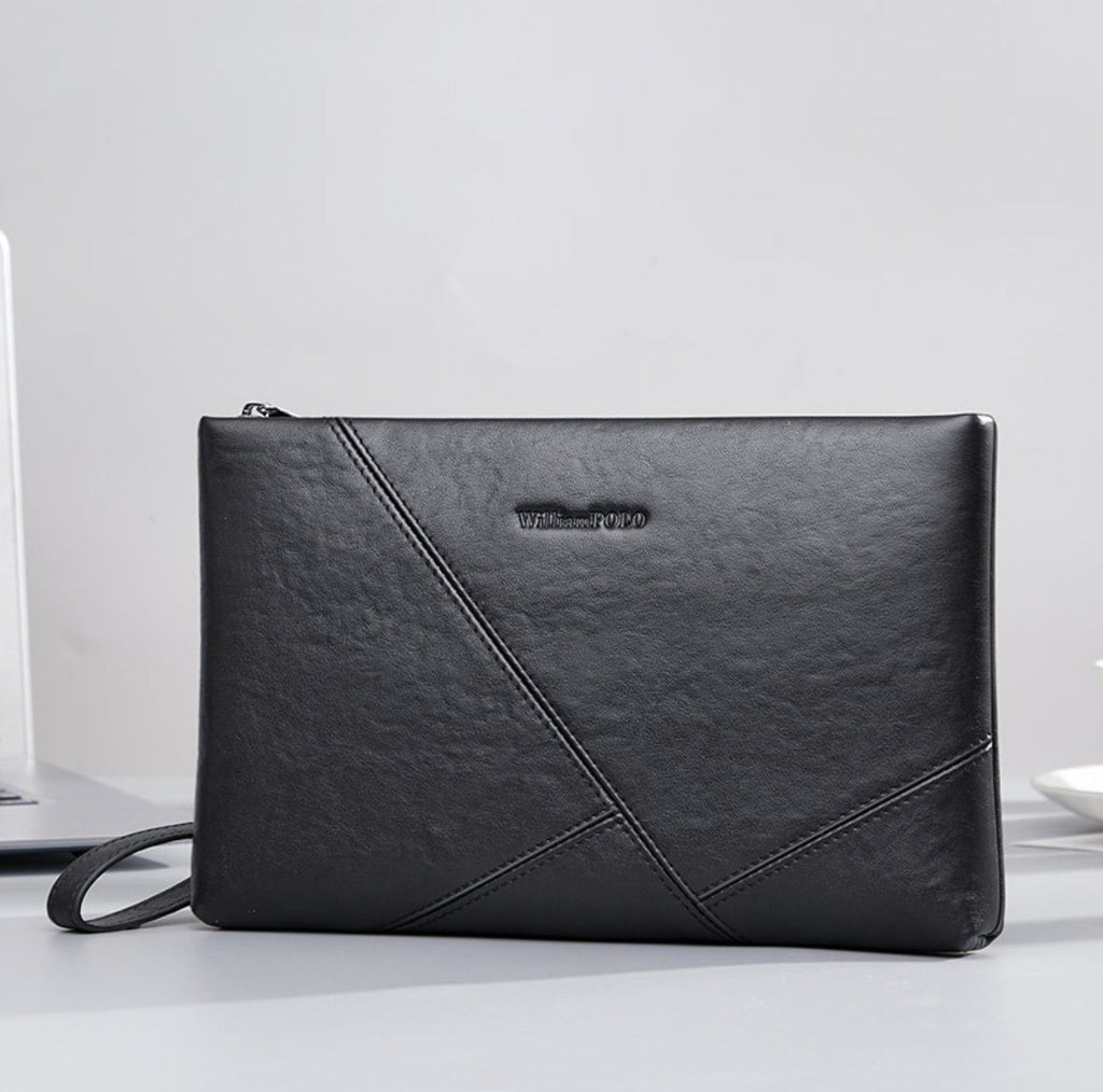 Ví Cầm Tay CLUTCH Nam Da Bò Thật William POLO Luxury CLH297