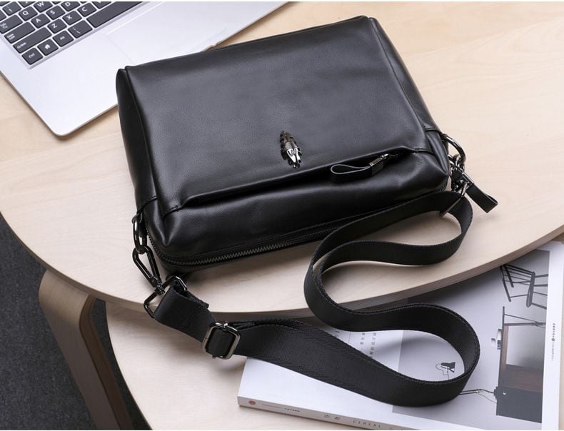 Túi Đeo Chéo Da Bò Thật Đựng iPad RETRO TUDA SBM320