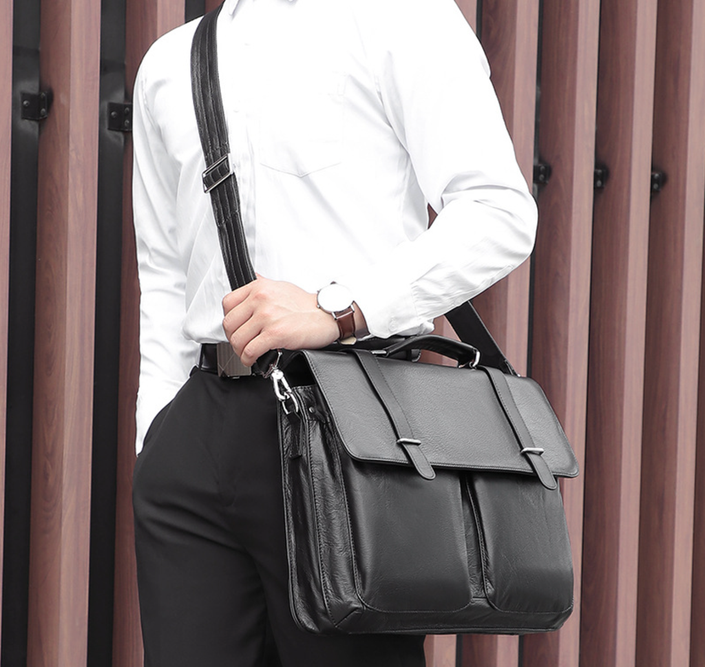 Cặp Da Công Sở Cao Cấp Da Thật Đa Năng Đựng Laptop & Hồ Sơ TUDA SBM326