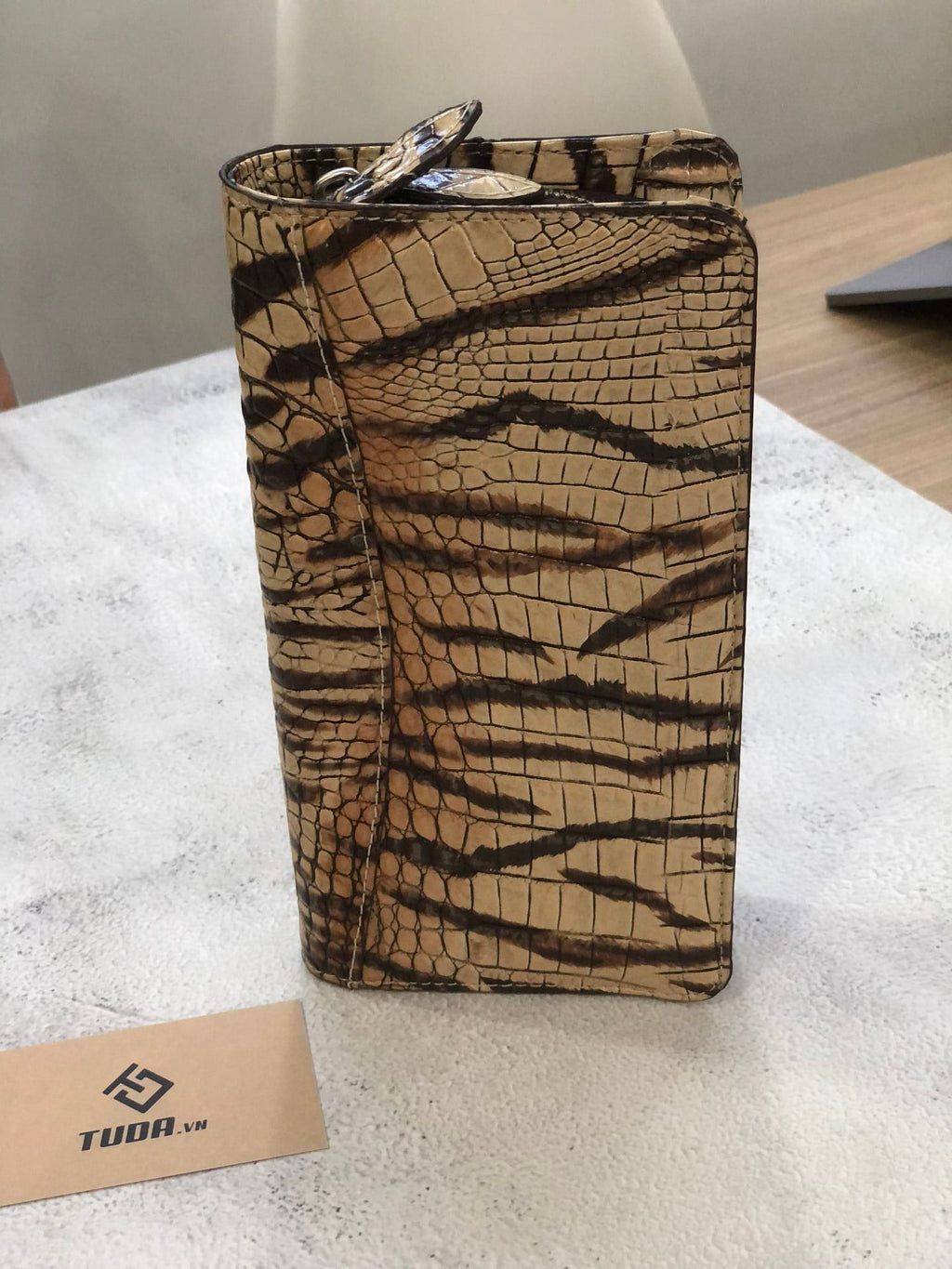 Ví Cầm Tay CLUTCH 2K Da Thật Vân Cá 3D Handmade Limited CLH291