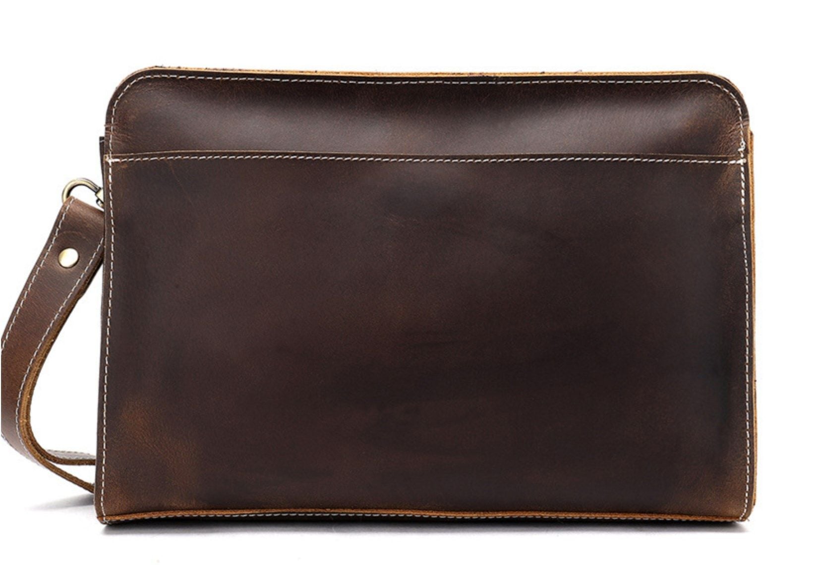 Ví Cầm Tay CLUTCH Nam Da Bò Sáp Nhập Khẩu CLH269