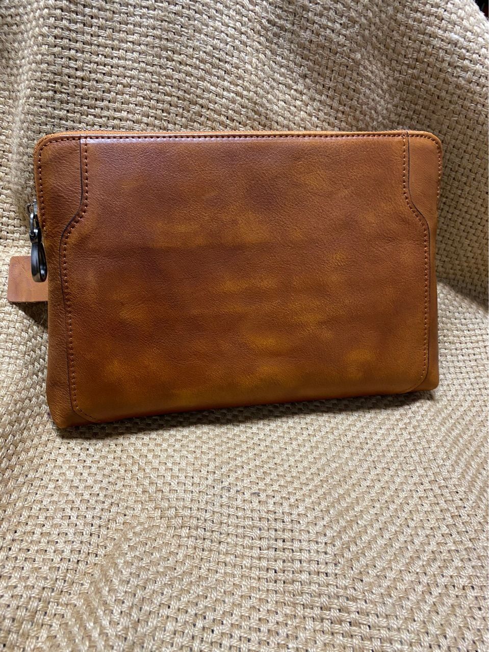 Ví Cầm Tay CLUTCH Nam Da Bò VEG Patina Ý Nhập Khẩu CLH247