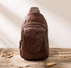 Túi Da Thật Đeo Chéo Trước Ngực VINTAGE SBM237