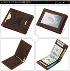 Ví Da Bò RETRO CLIP Nhập Khẩu Classic Edition W231