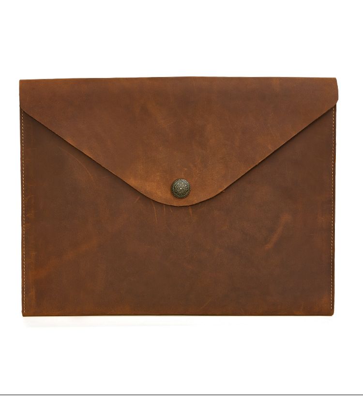 Cặp Da Bò Thật Cầm Tay đựng hồ sơ, ipad Đa Năng RETRO, Phong Cách Doanh Nhân CLH225