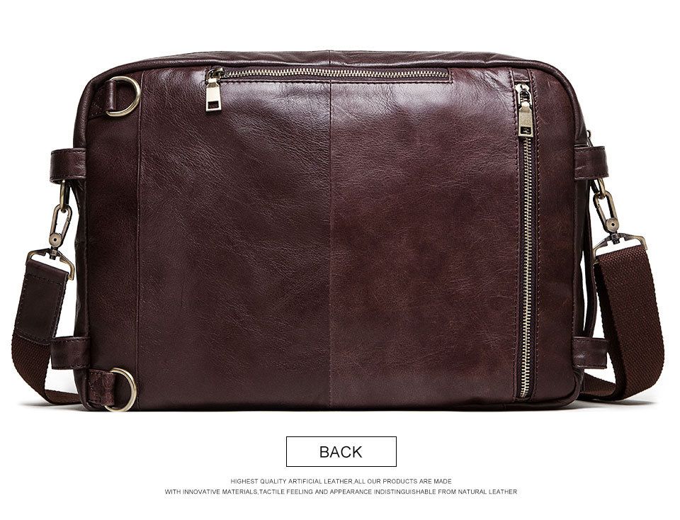 Cặp Da Bò Italy Nhập Khẩu Đeo Chéo & Balo Đa Chức Năng đựng laptop Classic SBM210