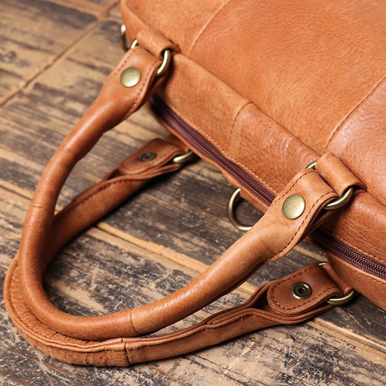 Cặp Da Bò VEG Đeo Chéo & Xách Tay Đựng Laptop Bussiness Men SBM214