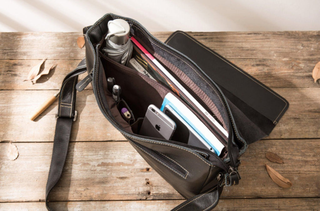 Túi Da Bò Thật Đựng Laptop Classic Style SBM194