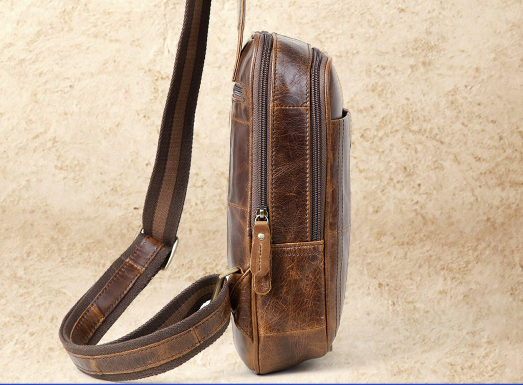 Túi Da Bò VEG Nhập Khẩu Đeo Chéo Trước Ngực Cobbler Legend TUDA SBM178