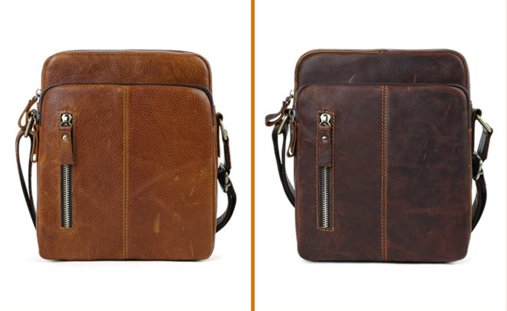 Túi đeo vai Messenger da thật Lớp Đầu Tiên, phiên bản giới hạn SBM163