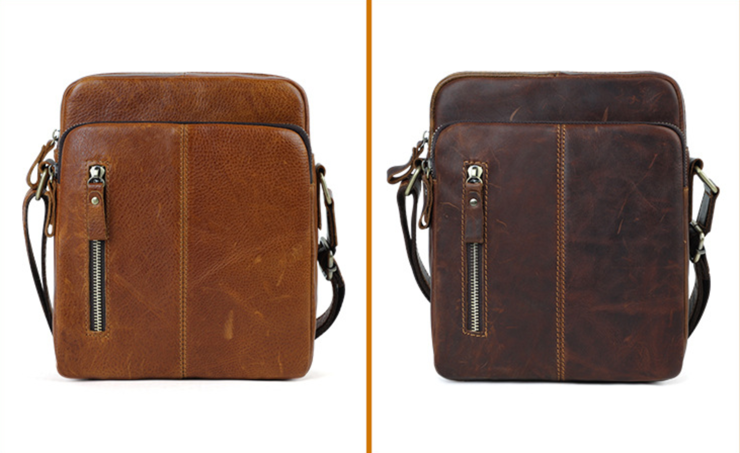 Túi đeo vai Messenger da thật Lớp Đầu Tiên, phiên bản giới hạn SBM163