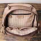 Balo Da Thật Lớp Đầu Tiên Nubuck  - Phong Cách Trẻ Trung BPL148