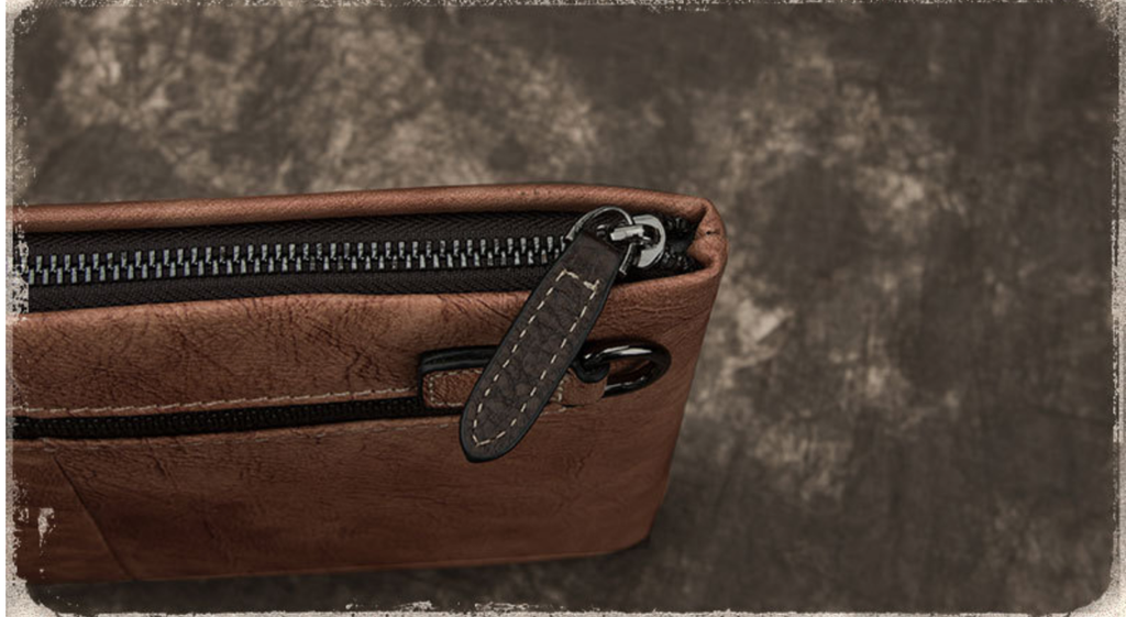 Ví Cầm Tay CLUTCH Nam Da Bò VEG Patina Nhập Khẩu CLH154