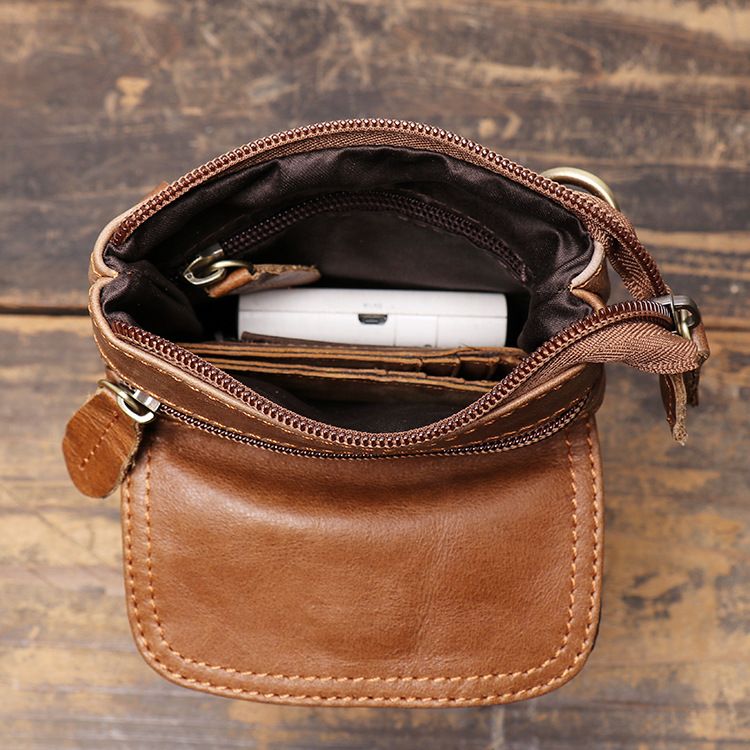 Túi da thật đeo hông, thắt lưng đựng điện thoại SBM140