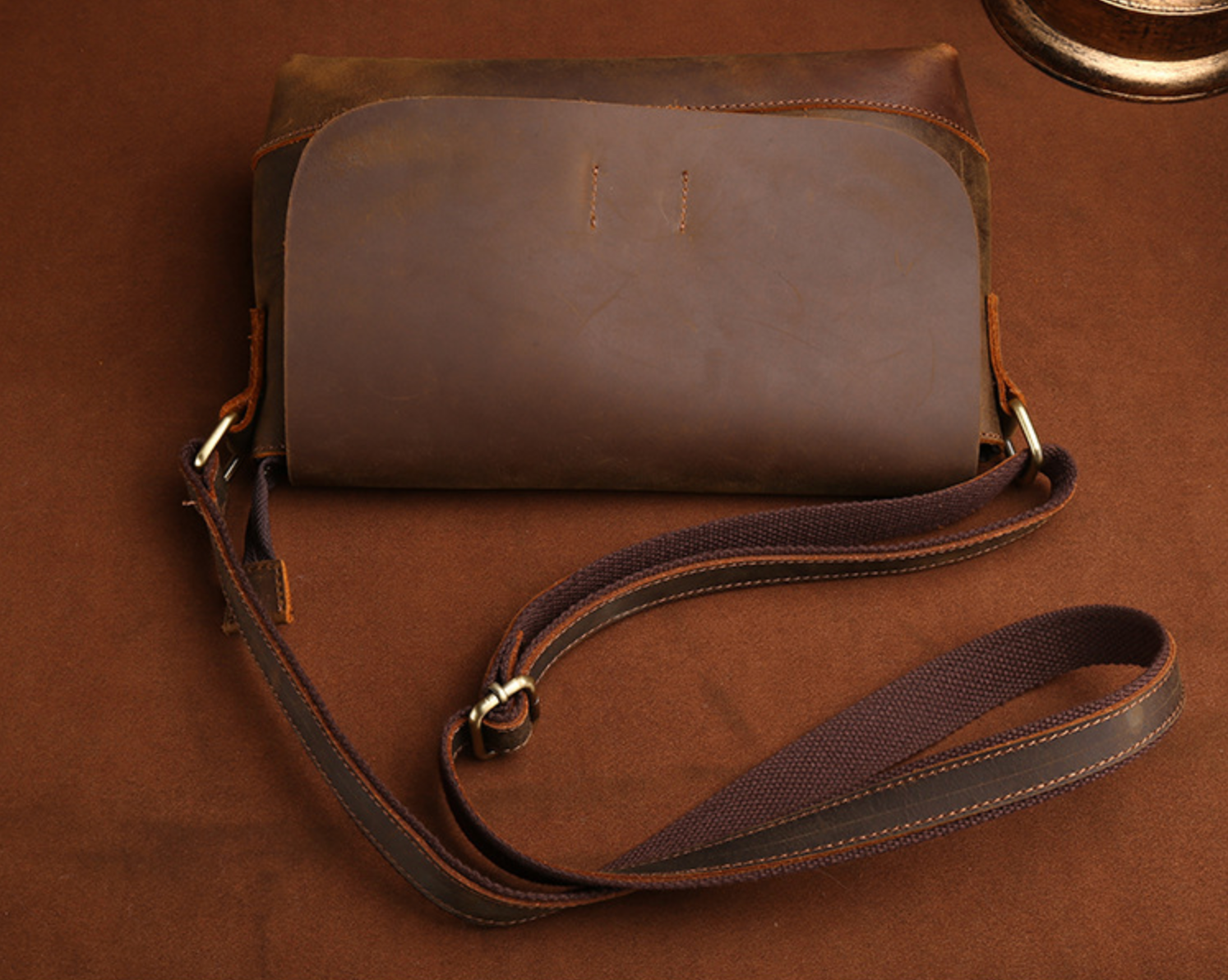 Túi đeo chéo da bò thật Berry & Ken RETRO - Classic edition TUDA SBM121