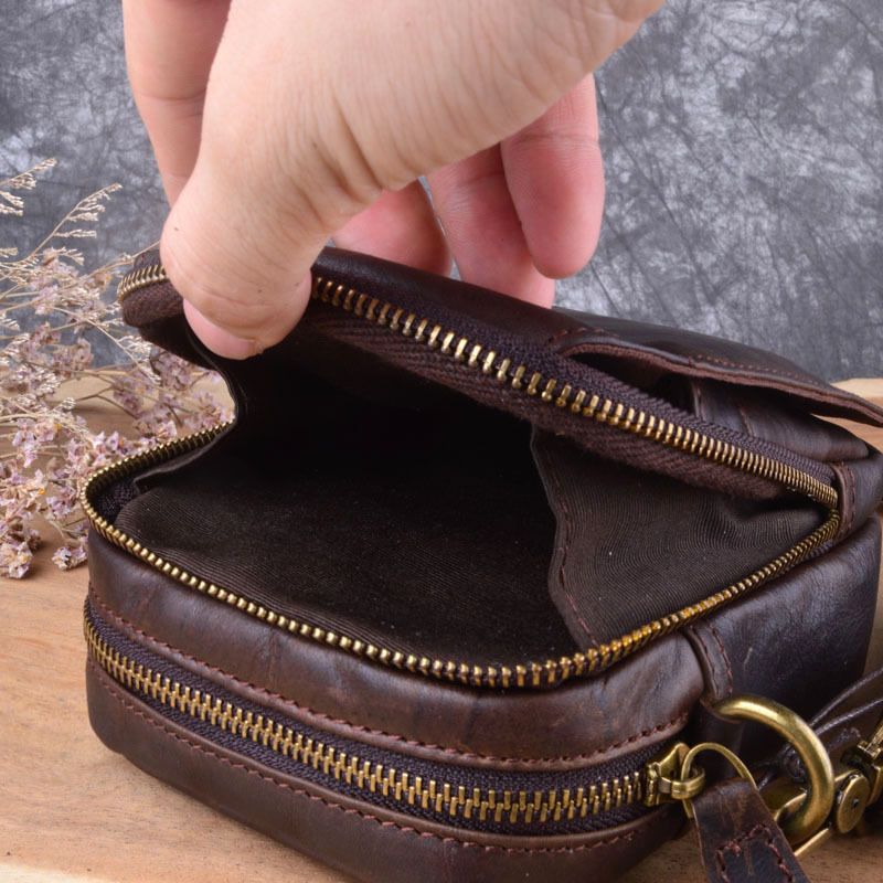 Túi da bò thật Berry & Ken RETRO - Classic edition SBM115