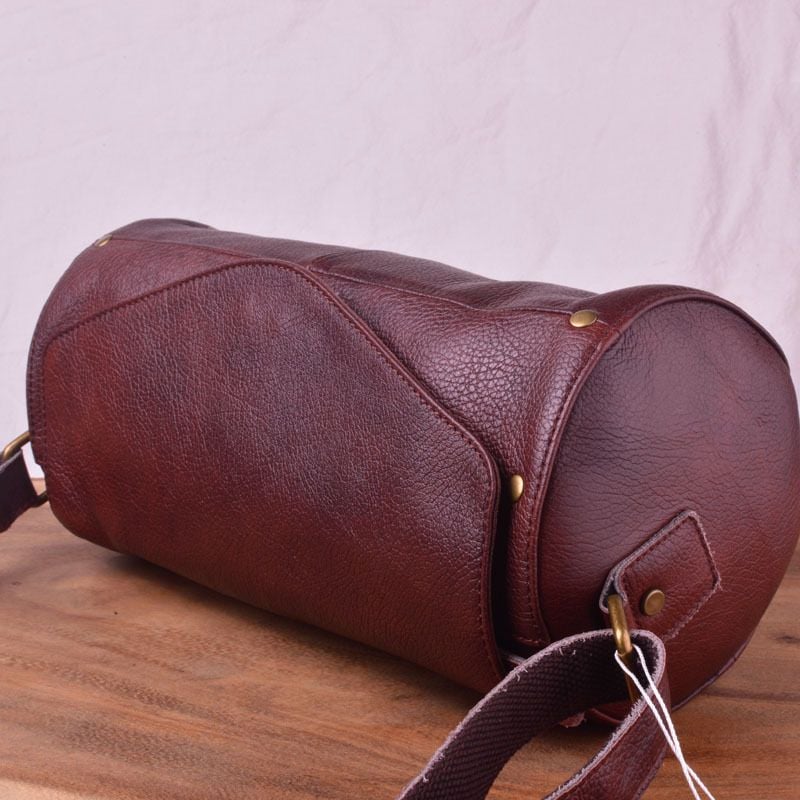 Túi trống da bò thật Berry & Ken VINTAGE SBM117