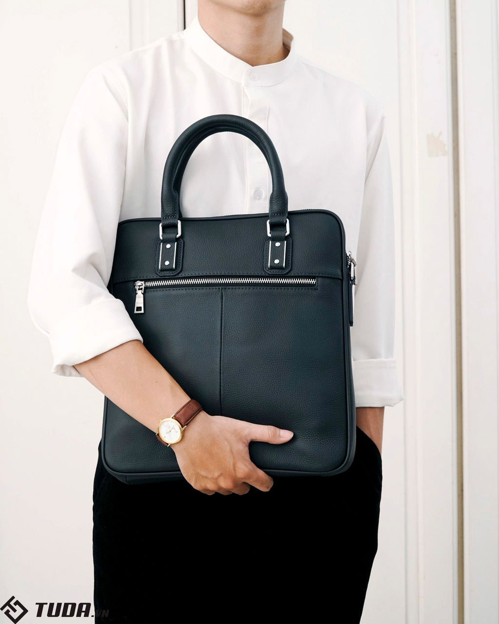 Túi da bò thật - Business edition SBM90