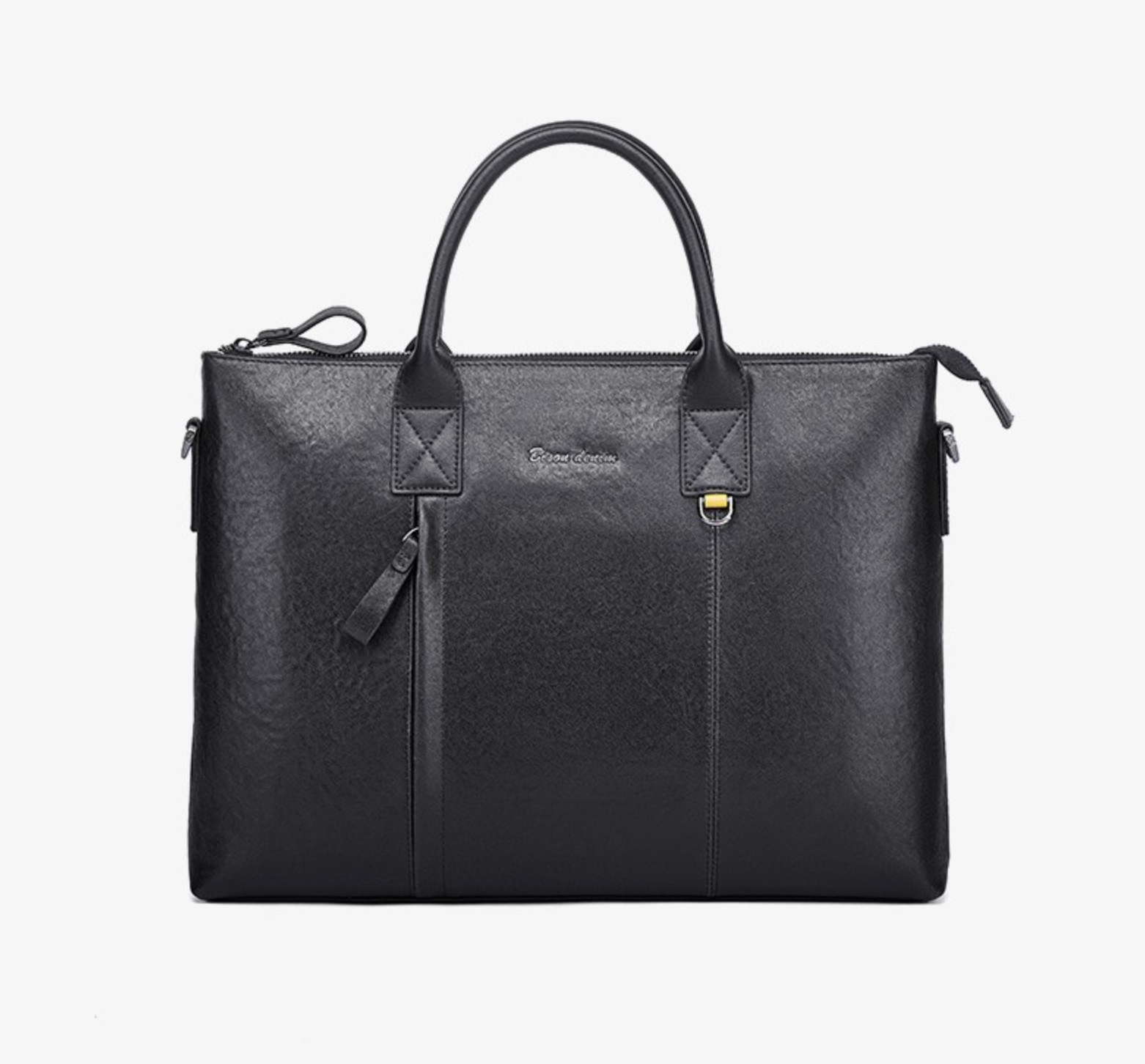 Cặp Da Công Sở Cao Cấp Da Bò Thật Đựng Laptop & Hồ Sơ SBM344