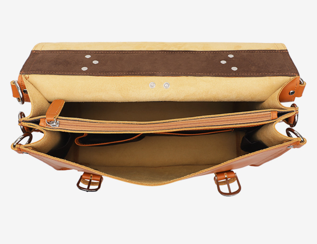 Cặp Da Doanh Nhân Cao Cấp Đựng Laptop & Hồ Sơ Đa Năng VINTAGE TUDA SBM337