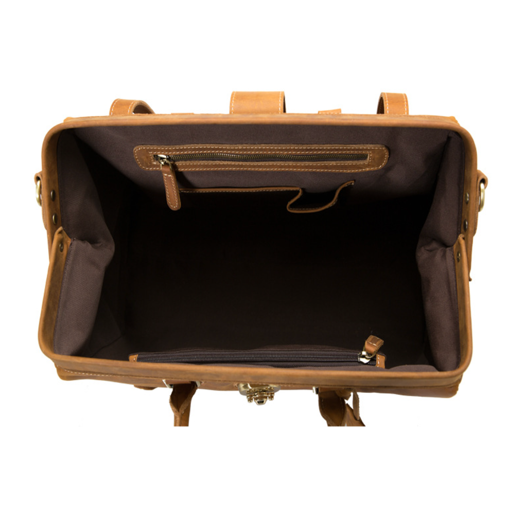 Túi Du Lịch Da Bò Sáp Cao Cấp RETRO Đa Chức Năng TUDA TBL367