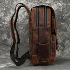 Balo Da Bò Sáp RETRO Chứa Laptop Đa Chức Năng BPL307