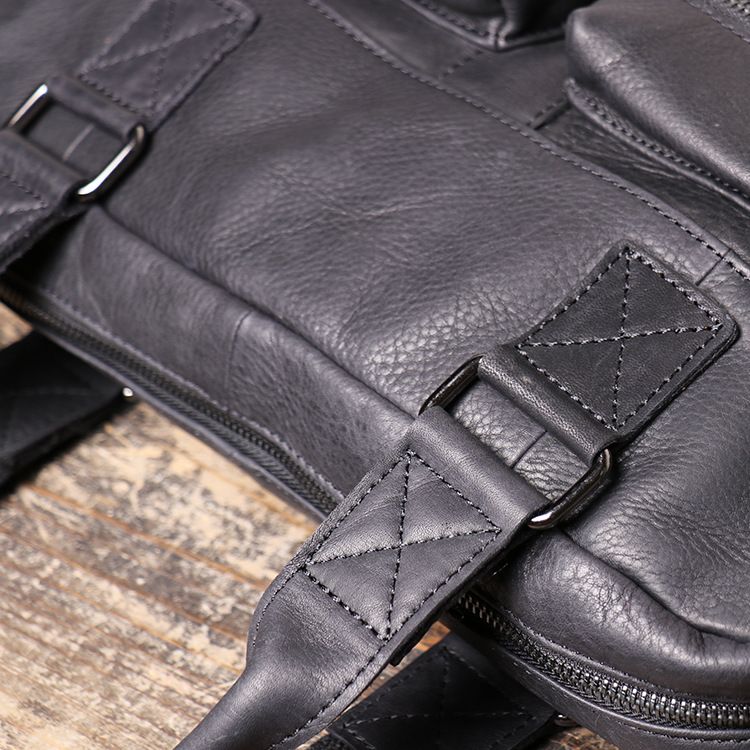 Cặp Da Công Sở Da Bò Thật Đựng Laptop RETRO SBM303