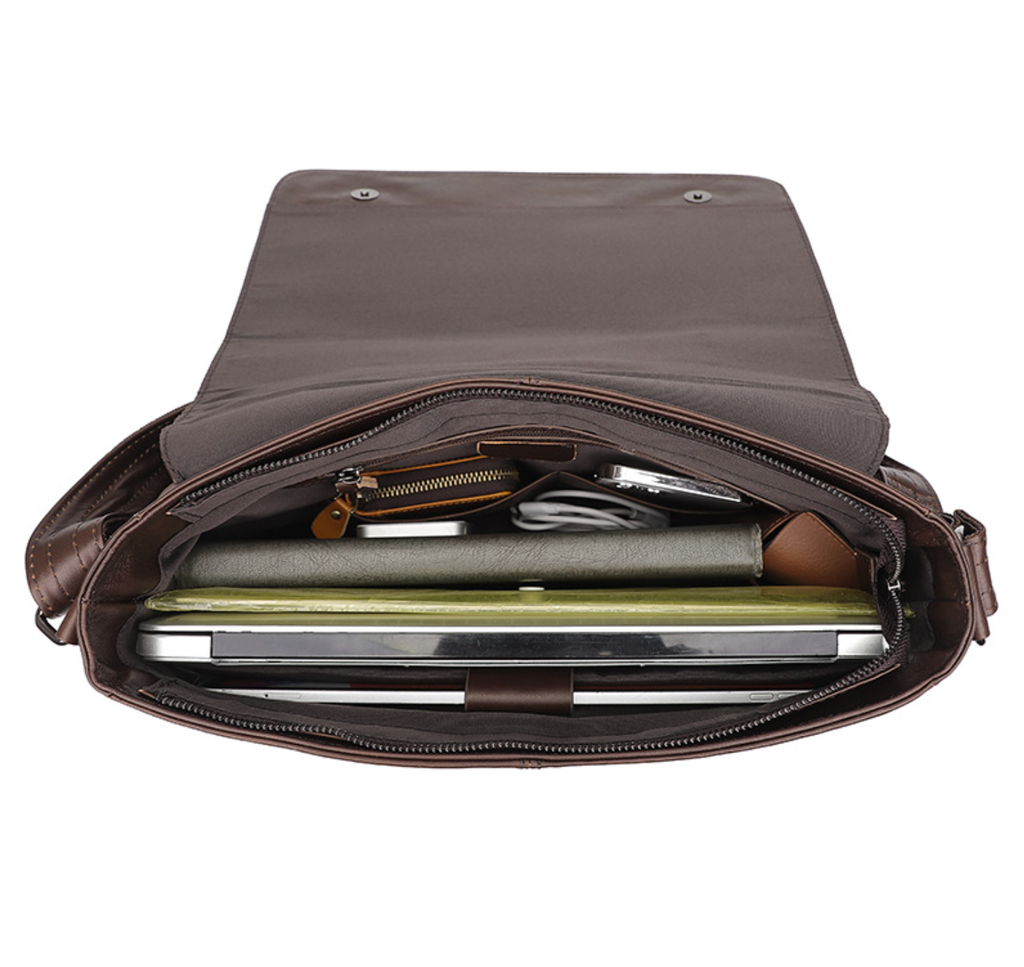 Cặp Da Công Sở Cao Cấp Da Thật Đa Năng Đựng Laptop & Hồ Sơ TUDA SBM319