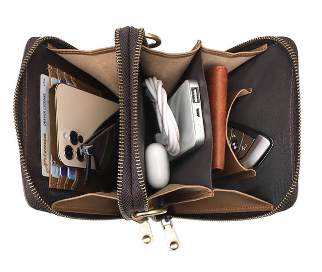 Túi Da Bò Thật Đeo Chéo Cameta RETRO SBM342