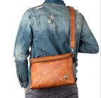 Túi Đeo Chéo Đựng iPad Da Bò VEG Patina Nhập Khẩu - Classic SBM252