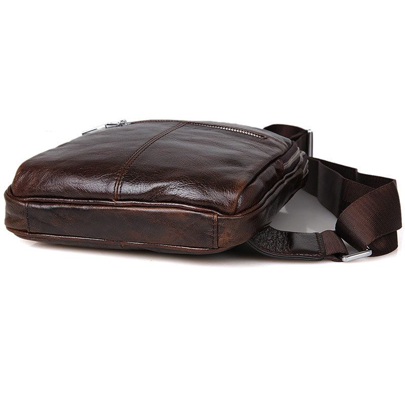 Túi Đeo Chéo Trước Ngực Da Bò Thật Nhập Khẩu Đựng iPad SBM267