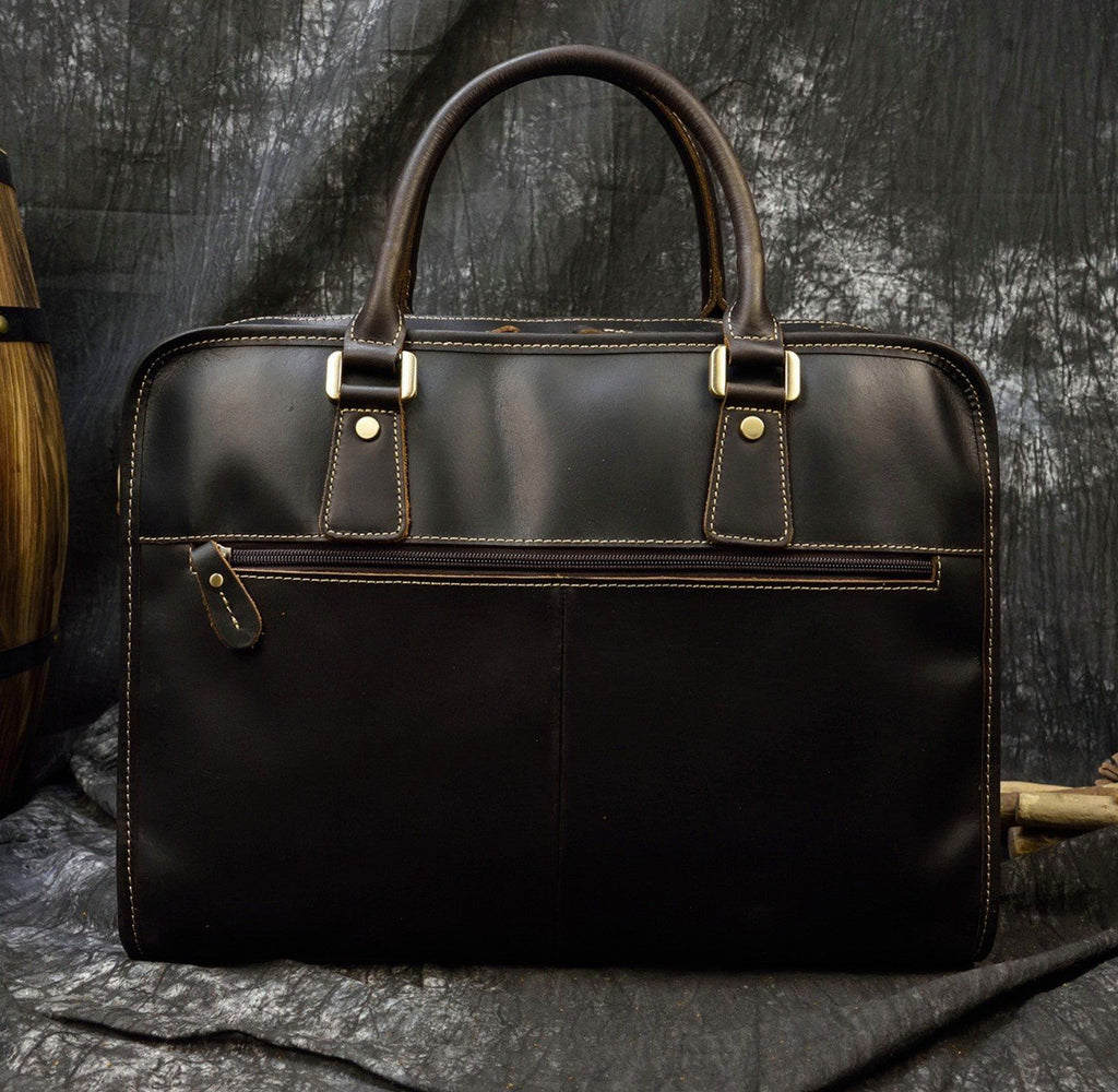 Cặp Da Công Sở Da Bò Sáp Đựng Laptop RETRO SBM272