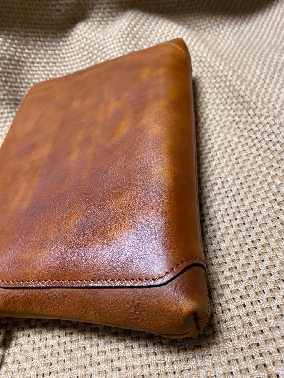 Ví Cầm Tay CLUTCH Nam Da Bò VEG Patina Ý Nhập Khẩu CLH247