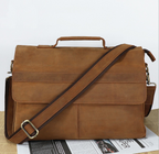 Cặp Xách Tay Da Bò Thật Đựng Laptop Bussiness Men SBM241