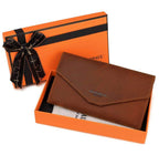 Ví Cầm Tay Da Bò Sáp Nhập Khẩu HUMERPAUL VINTAGE W236