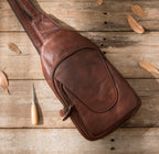 Túi Da Thật Đeo Chéo Trước Ngực VINTAGE SBM237