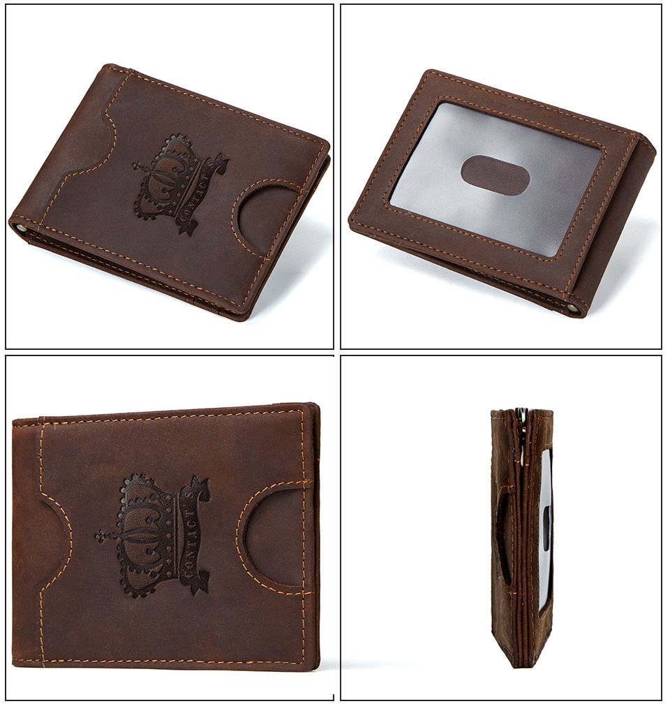 Ví Da Bò RETRO CLIP Nhập Khẩu Classic Edition W231